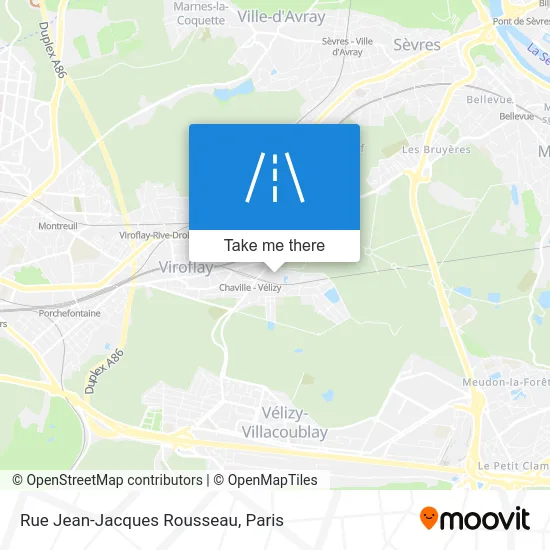 Rue Jean-Jacques Rousseau map