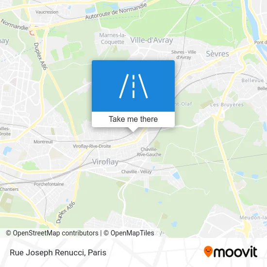 Rue Joseph Renucci map