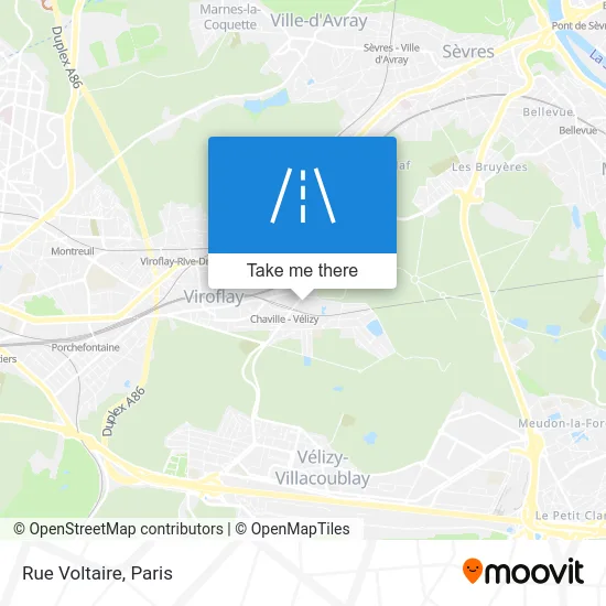 Rue Voltaire map