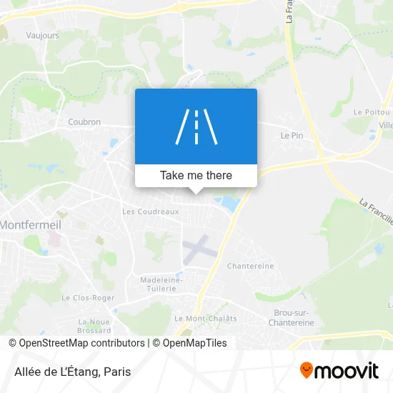 ¿Cómo llegar a Allée de L’Étang, Torcy en autobús, RER o tren ligero?