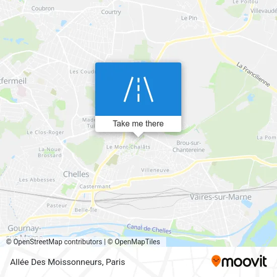 Allée Des Moissonneurs map