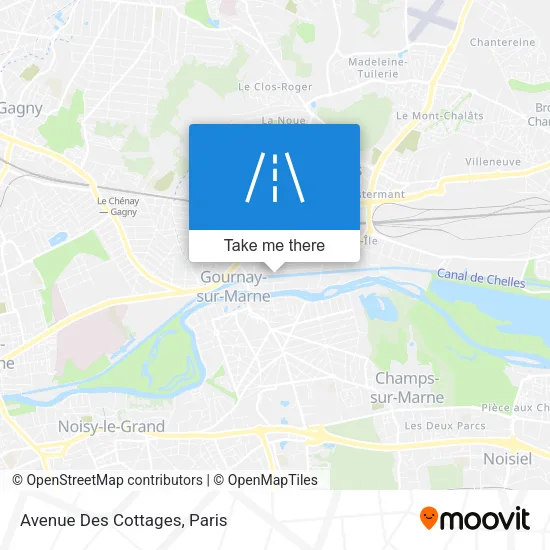 Avenue Des Cottages map