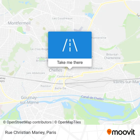 Rue Christian Mariey map
