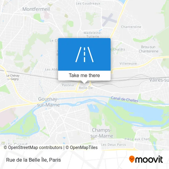 Rue de la Belle Île map