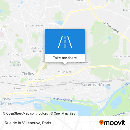 Rue de la Villeneuve map