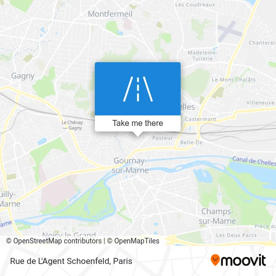 Rue de L'Agent Schoenfeld map