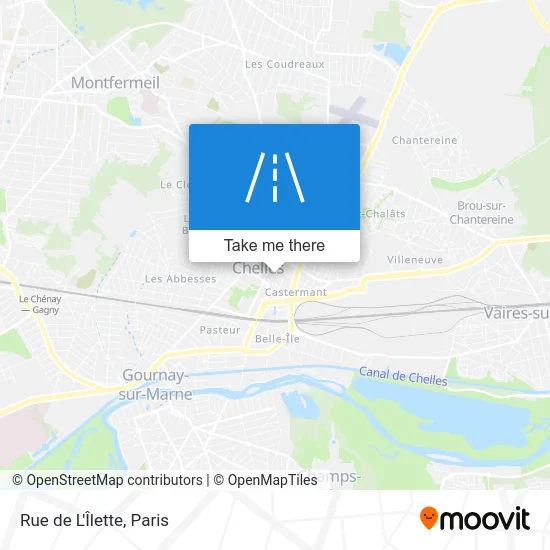 Rue de L'Îlette map