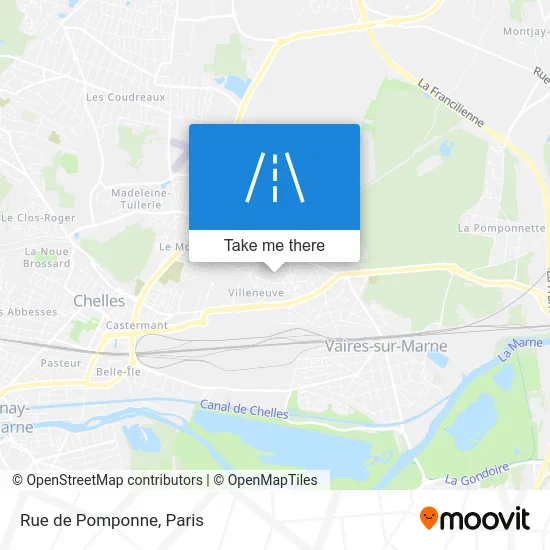Rue de Pomponne map