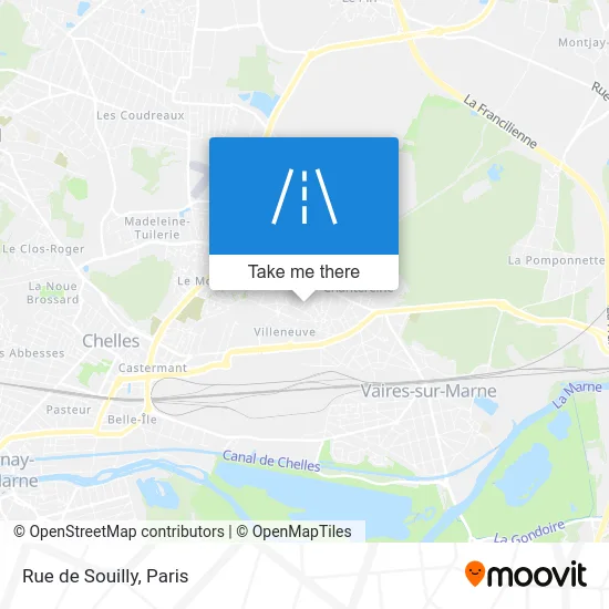 Rue de Souilly map