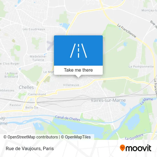 Rue de Vaujours map