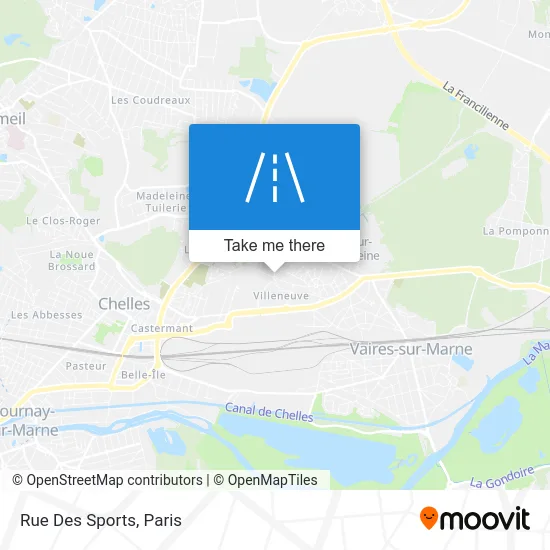 Rue Des Sports map