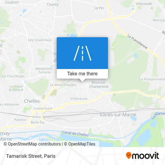 Rue Des Tamaris map