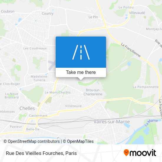 Rue Des Vieilles Fourches map