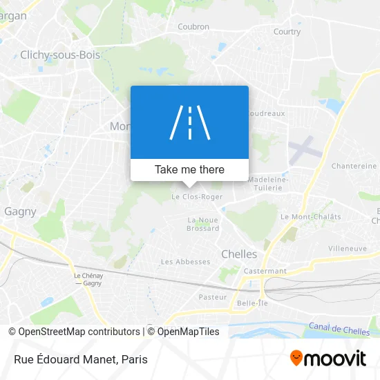 Rue Édouard Manet map