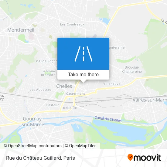 Rue du Château Gaillard map