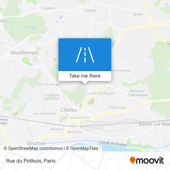 Mapa Rue du Pothuis