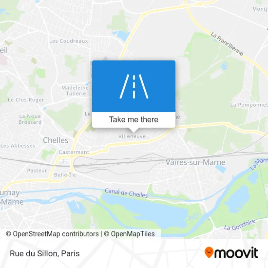 Rue du Sillon map