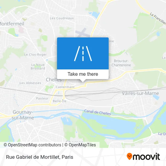 Rue Gabriel de Mortillet map