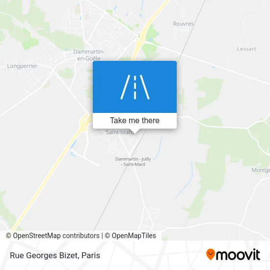 Rue Georges Bizet map