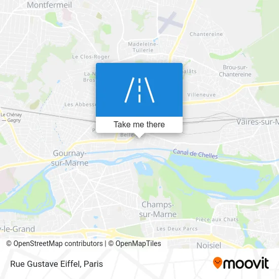 Rue Gustave Eiffel map