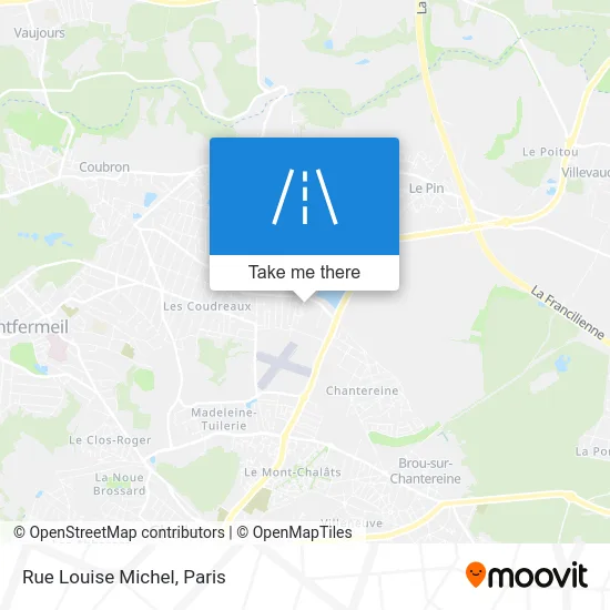 Rue Louise Michel map