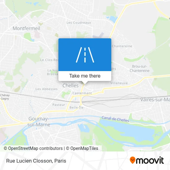 Rue Lucien Closson map