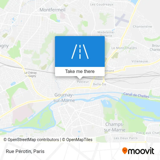 Rue Pérotin map