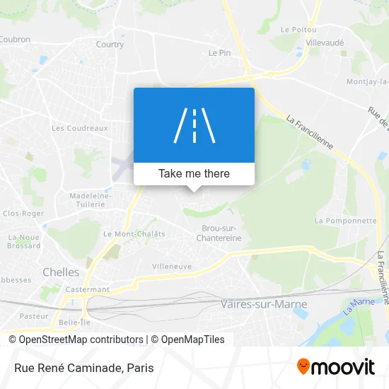 Rue René Caminade map