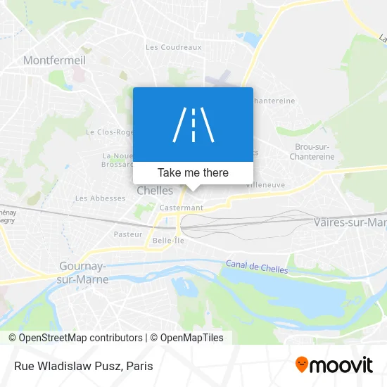 Rue Wladislaw Pusz map
