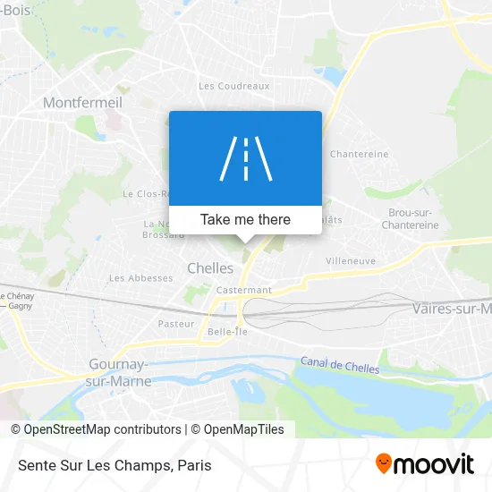 Sente Sur Les Champs map