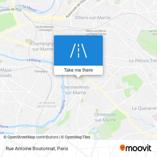 Mapa Rue Antoine Boutonnat