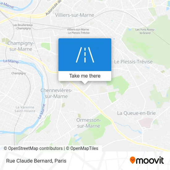 Rue Claude Bernard map