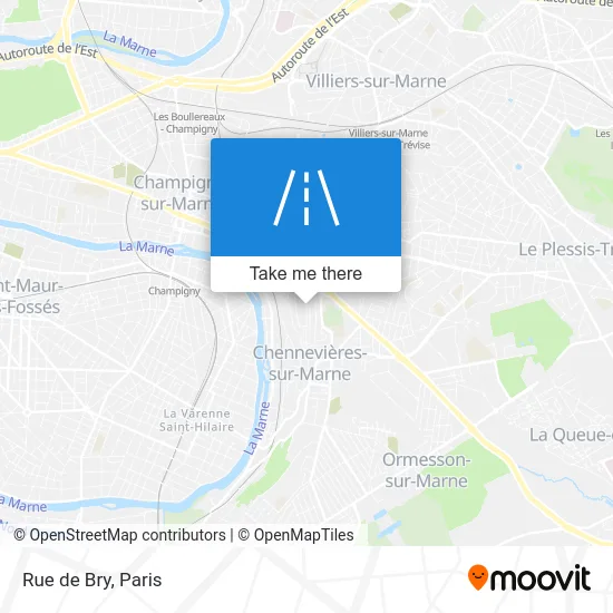 Rue de Bry map