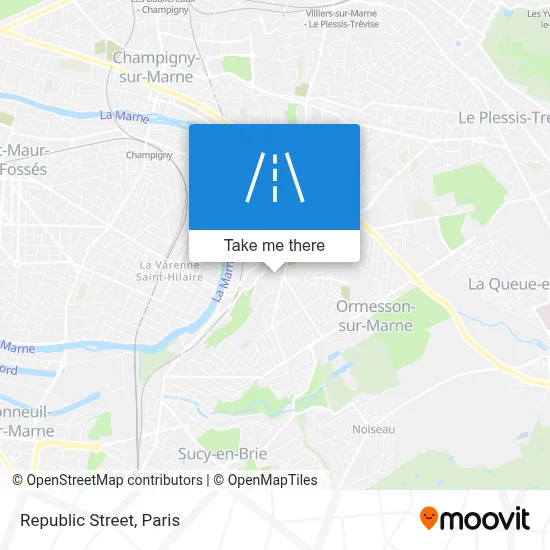 Rue de la République map