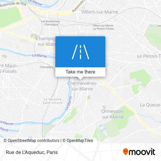 Mapa Rue de L'Aqueduc