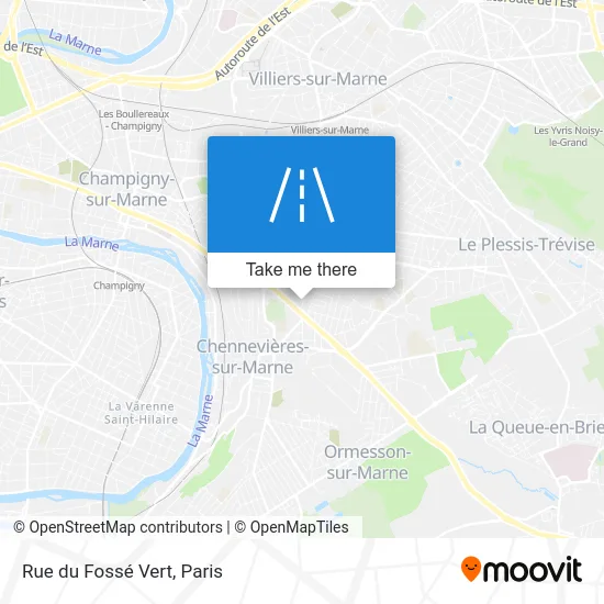 Rue du Fossé Vert map