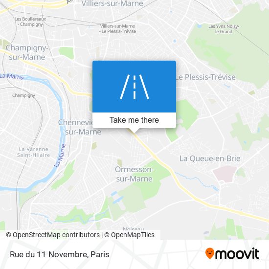 Mapa Rue du 11 Novembre