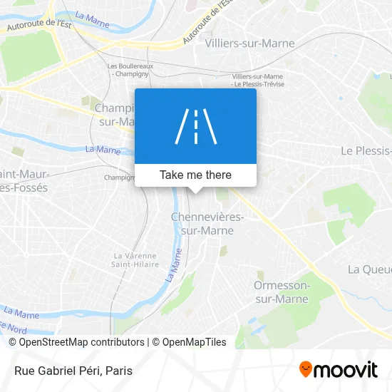 Rue Gabriel Péri map