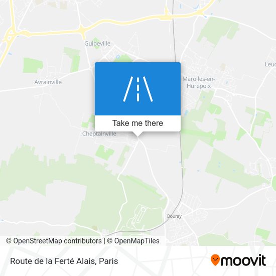 Route de la Ferté Alais map