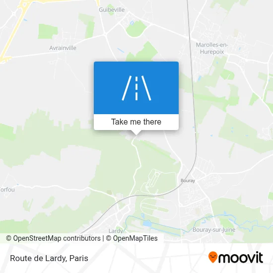Route de Lardy map