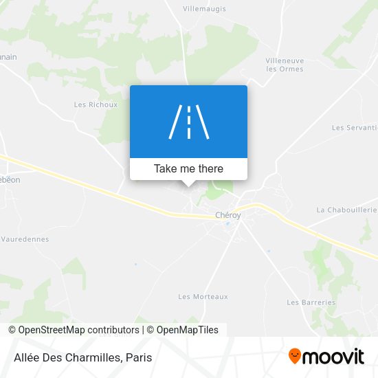 Allée Des Charmilles map