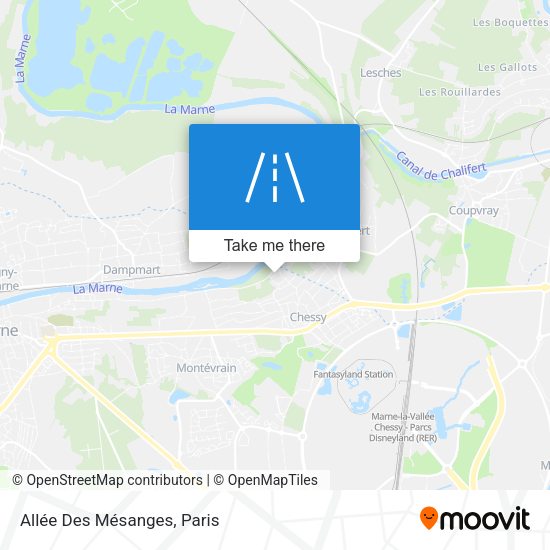 Allée Des Mésanges map
