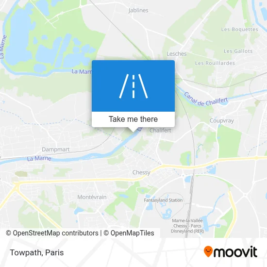 Chemin de Halage map