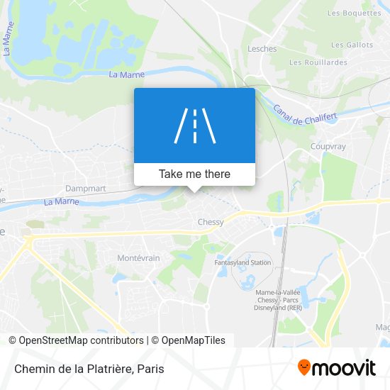 Chemin de la Platrière map