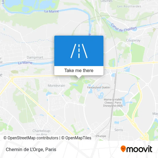 Chemin de L'Orge map