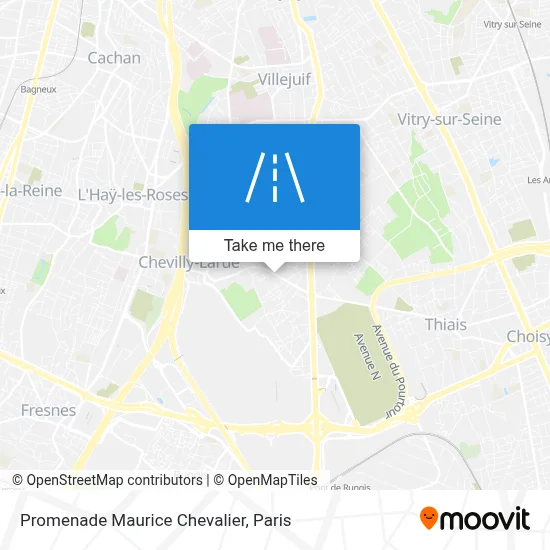 Promenade Maurice Chevalier map