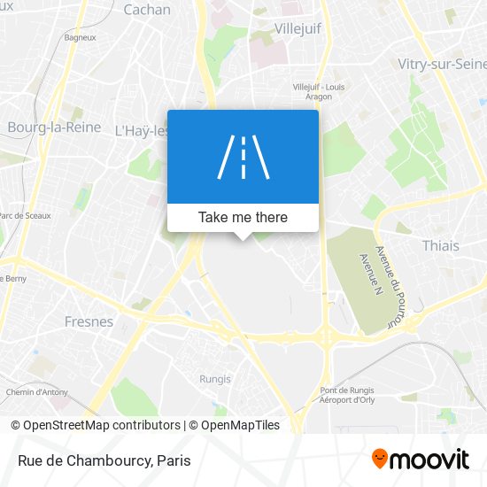 Mapa Rue de Chambourcy