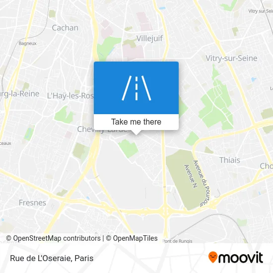 Rue de L'Oseraie map