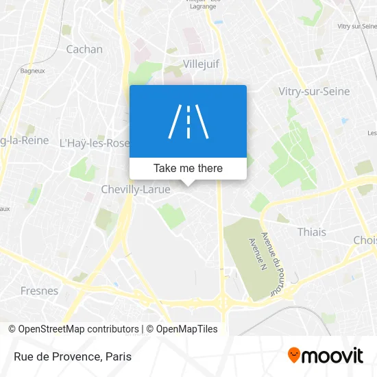 Rue de Provence map