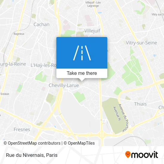 Rue du Nivernais map